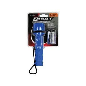Dorcy 3865706 Assorted Color LED Flashlight with AA Battery
