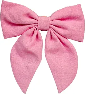 Beau Bottles Blush Pink Linen Bottle Bow for Gifts