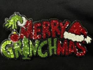 Sequin Merry GR-Mas Patch - Transfer