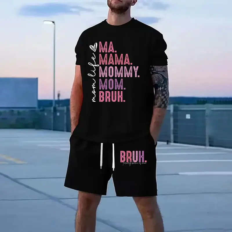 Bruh Formerly Known as Mom tshirt short set, Mama Mommy Mom Bruh tshirt short set, Funny Mom tshirt short set, Mother's Day Shirt, Mom Era Tshirt, Gift for Mom