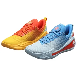 Under Armour Curry 12 Low-Top Basketball Shoes for Men and Women with Slip-Resistant and Durable Design in Blue and Yellow Trending Shoes, House White Official Shoes to Get / Maison Mihara