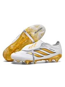 Men's High-End Messi Seamless Football Shoes, Football Boots, Football Field Boots, Anti-Slip Durable Outdoor Lawn Soccer Shoes, Soccer Cleats, Super Grip and Support, Fashionable