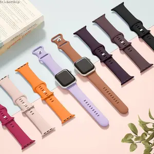 2026 NEW HOT High-Quality Silicone Band + Matte PC Glass Case, Watch Screen Cover, Durable Fashion Design for Apple Watch 11/10/9/8/7/6/5/4/se, Unisex Choice
