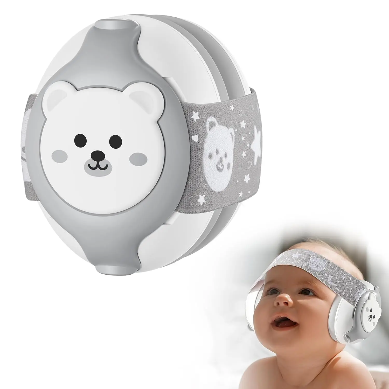 Halloween Fall Gift Baby Noise Cancelling Earmuffs, Infant Headphones for Babies 0-36 Months, Infant Ear Protection with Adjustable Headband Noise Cancelling Headphones for Improves Sleep,Baby Travel Essentials for Outdoor