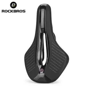 ROCKBROS Bike Saddle Ultralight Breathable Comfortable Cushion MTB Road Bicycle Seat Saddle Foldable Bicycle Saddle Racing Soft Cycling Saddle