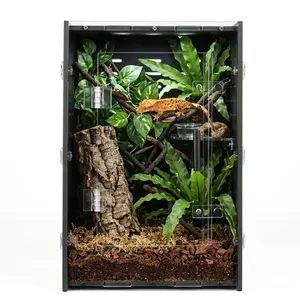 MonsterBox Enclosure's 8"8"12"PVC Reptile Enclosure Enclosed
