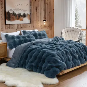 Snowball Giant - Coma Inducer Oversized Comforter Set - Teal Tide Navy