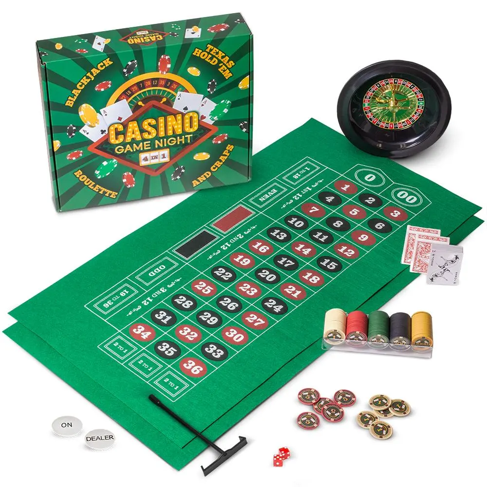 Casino Game Night: 4 Games in 1