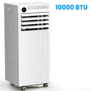 10000BTUs Portable Air Conditioners for Room with Drainage-free Cooling, 4 in 1 Portable AC Units with Cool, Fan, Dehumidifier, Sleep, 24H Timer/Remote/Window Kits