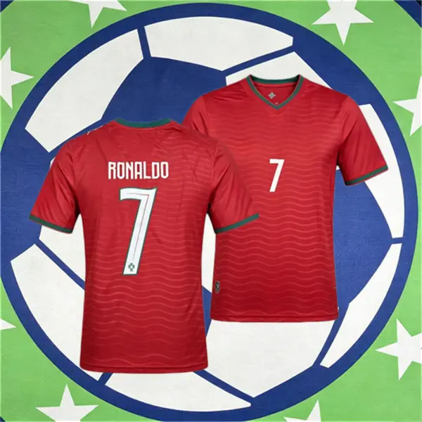 2026 Portugal Home No.7 Ronaldo Short sleeve Soccer jersey