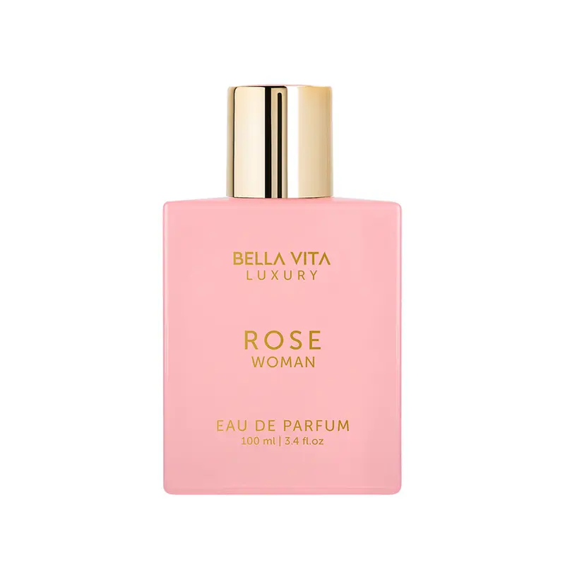 Bellavita Luxury Rose Woman Eau De Parfum 100ML | Floral Women Perfume | Long Lasting Romantic Fragrance | Perfume for Women | Women Perfume Gift Set | Women’s Day Gift