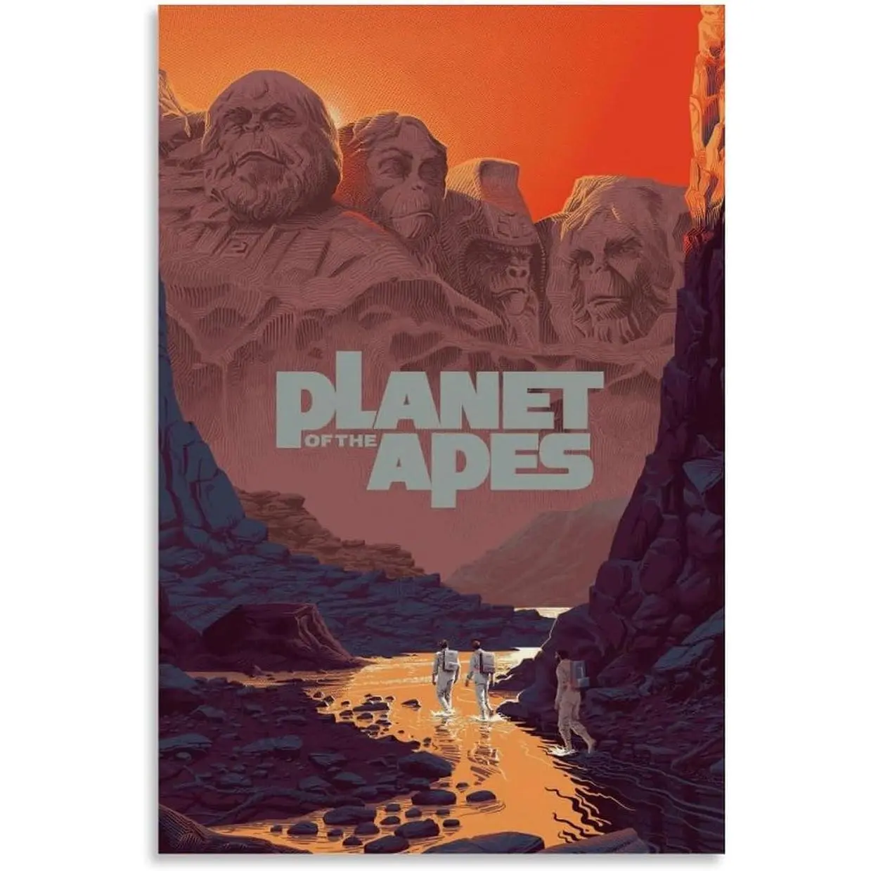 Planet of The Apes Movie Poster Canvas Print Room Poster Canvas Posters Wall Art Office Home Decor