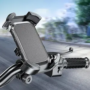 Bike Motorcycle Phone Holder Mount Handlebar Clamp Bicycle Scooter Phone Clip