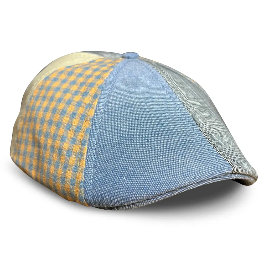 The Kraken Boston Scally Cap - Multi-Color Patchwork