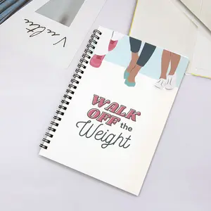 A5 Size Walking Weight Loss Guide, Includes Goal Planning, 30-Day Challenge, Step Counting, Progress Chart, Fitness Tracker for Beginners