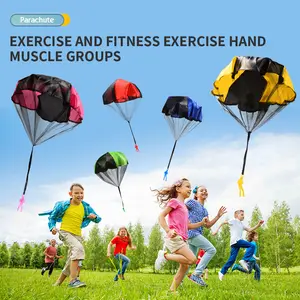 Parachute Toy, 3 Counts/set Army Camouflage Parachute Toy, Outdoor Flying Parachute Toy, Fun Outdoor Toy for Kids