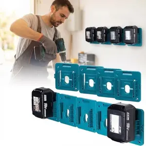5 Heavy-Duty M18 Battery Storage Rack - Space-Saving Hanging Cordless Tool Organizer for Home & Office