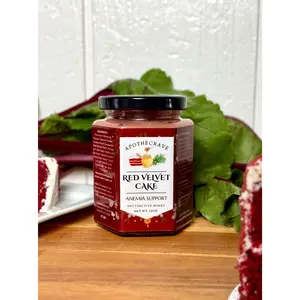 Red Velvet Cake ~ Anemia (Iron, Ferritin, Hemoglobin) Blood Builder Support Honey