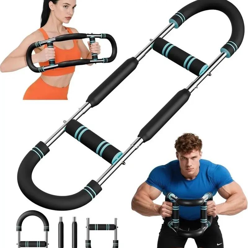 Arm Trainer Spring Resistance Detachable Portable for Men | Home Fitness Chest & Tricep Press Strength Training Equipment | Father's Day Gift Accessory