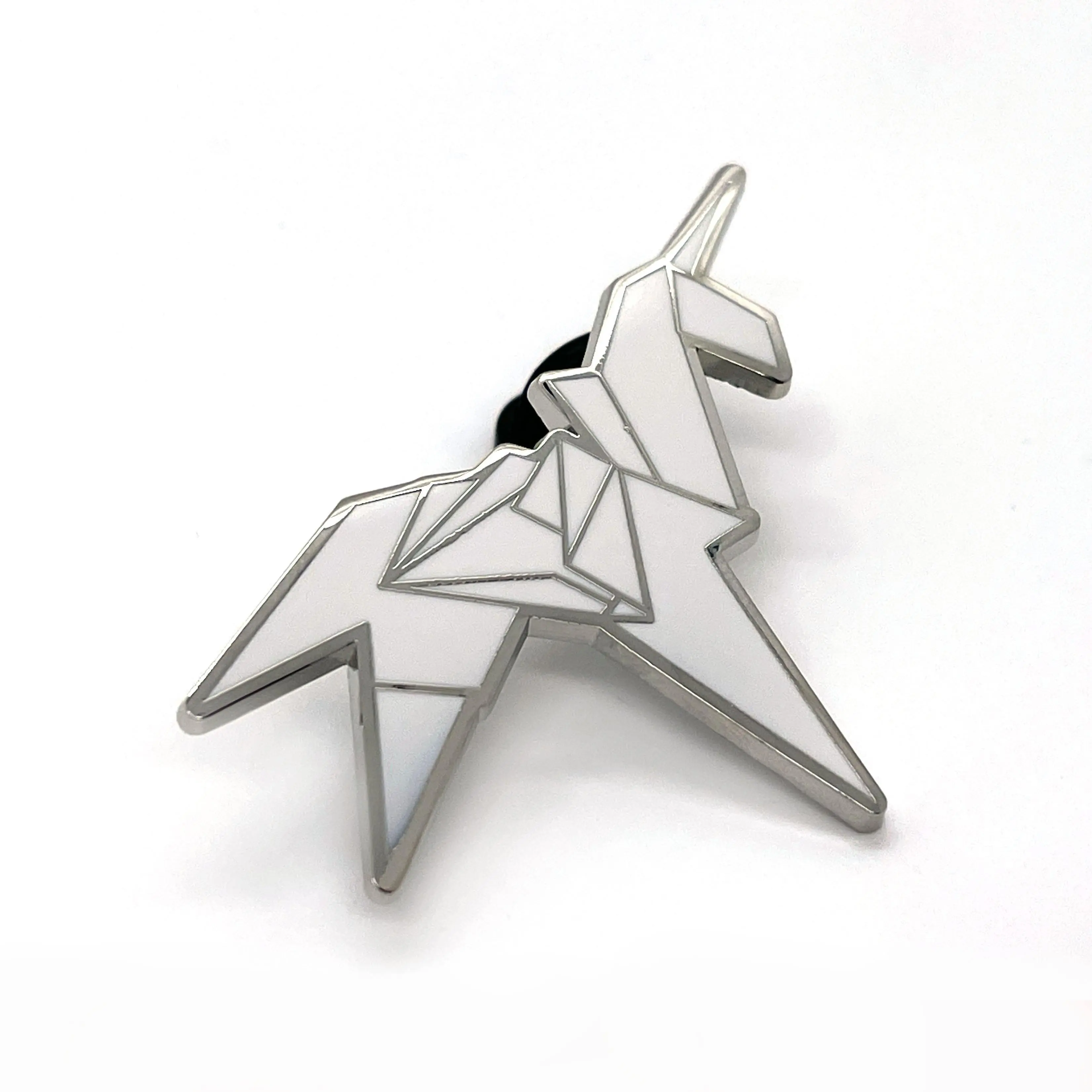 Origami Unicorn Enamel Pin