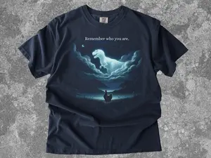 Comfort Colors Remember Who You Are Shirt, Funny Evolution Joke Meme shirt, Chicken Dinosaur Tee