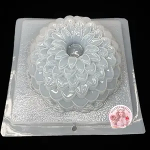 Molde de plástico para gelatina en forma de pétalos