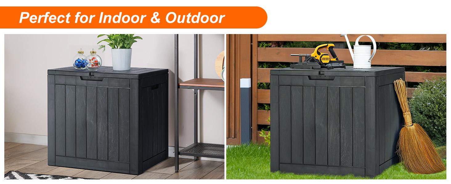 【Deal】31 Gallon Deck Box, Lockable Outdoor Storage Box Indoor and Outdoor Use, Waterproof Resin Package Delivery Box For Patio, Garden,Porch 【Deal】31 Gallon Deck Box, Lockable Outdoor Storage Box Indoor and Outdoor Use, Waterproof Resin Package Delivery Box For Patio, Garden,Porch