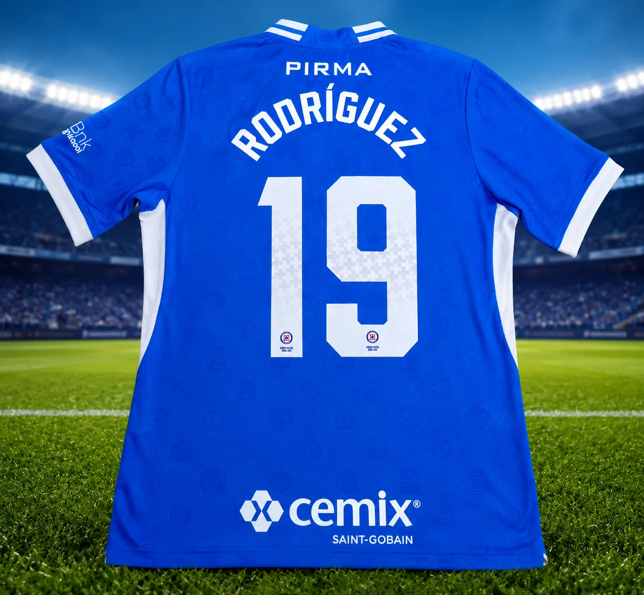 AUTHENTIC RODRÍGUEZ #19 CRUZ AZUL 2026/27 FOOTBALL JERSEY FOR FANS