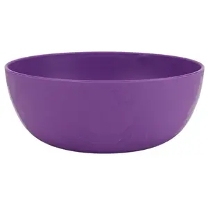 38 Ounce Round Plastic Etched Ghost Bowl, Purple