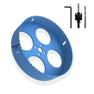 6" (152mm) Hole Saw, 6 Inch Hole for Led Recessed Lighting, for, Wood, Plywood, Thin and Thin Aluminum Sheets