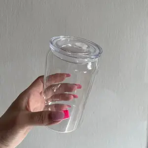 NEW Acrylic Plastic 16oz Glass Can you choose design Drinkware