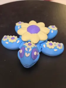 3d printed spring flower turtle