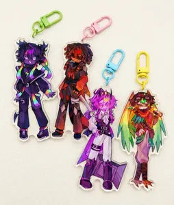 Unstable Universe MCYT Minecraft Youtube Translucent Acrylic Keychains, Gift Kid