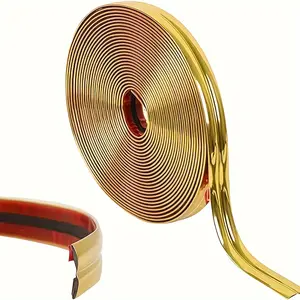 Yitap 5m Self-Adhesive Decorative Strip, Wall Trim, Ceiling, Walls, Mirrors, Corners, Wardrobes, Cabinets, Peel and Stick ()