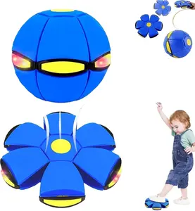 Magic Ball, Magic Meta Ball,Children's Bouncing Ball Magic Flying Saucer Bouncy Ball for Parent-child Interaction Flat Ball Disc Toy Educational Body Exercise Reaction Thickened Explosion-proof Smooth - Play