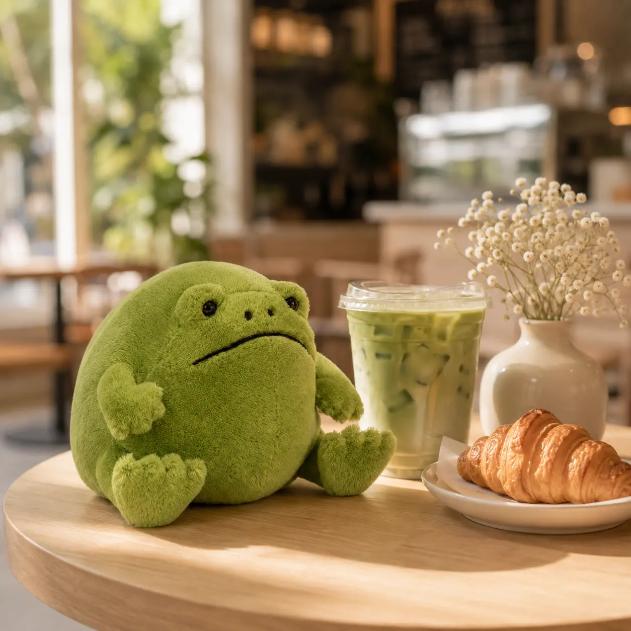 Jellycat Ricky Rain Frog Plush – Soft Green Frog Stuffed Animal, Cute Grumpy Face Plushie, Cuddly Toy & Gift for Frog Lovers