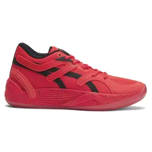 PUMA Mens Trc Blaze Court Against All Odds Basketball Sneakers Shoes - Red
