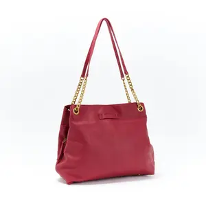 American Leather Co. Brisben Leather Chain Shopper Bag