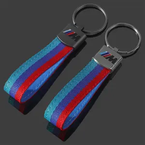Bmw E46/e90/e60/f30/g20/x Series/i3/i4/i5/i7/m2/m3/f10, Customizable Sports Car Keyring & Keychain Wristlet Strap, Durable Accessory