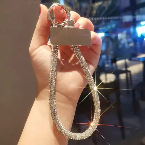 Shiny Phone Lanyard, Fashionable Short Phone Chain, Anti-lost Phone Lanyard, Phone Strap for Women & Girls, Phone Wrist Strap, Phone Strap Holder, Cellphone Accessories, Phone Accessories