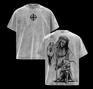 valentine shirts  Baldwin IV Leper King T-Shirt: Vintage Washed Heavy Cotton Crusader Tee