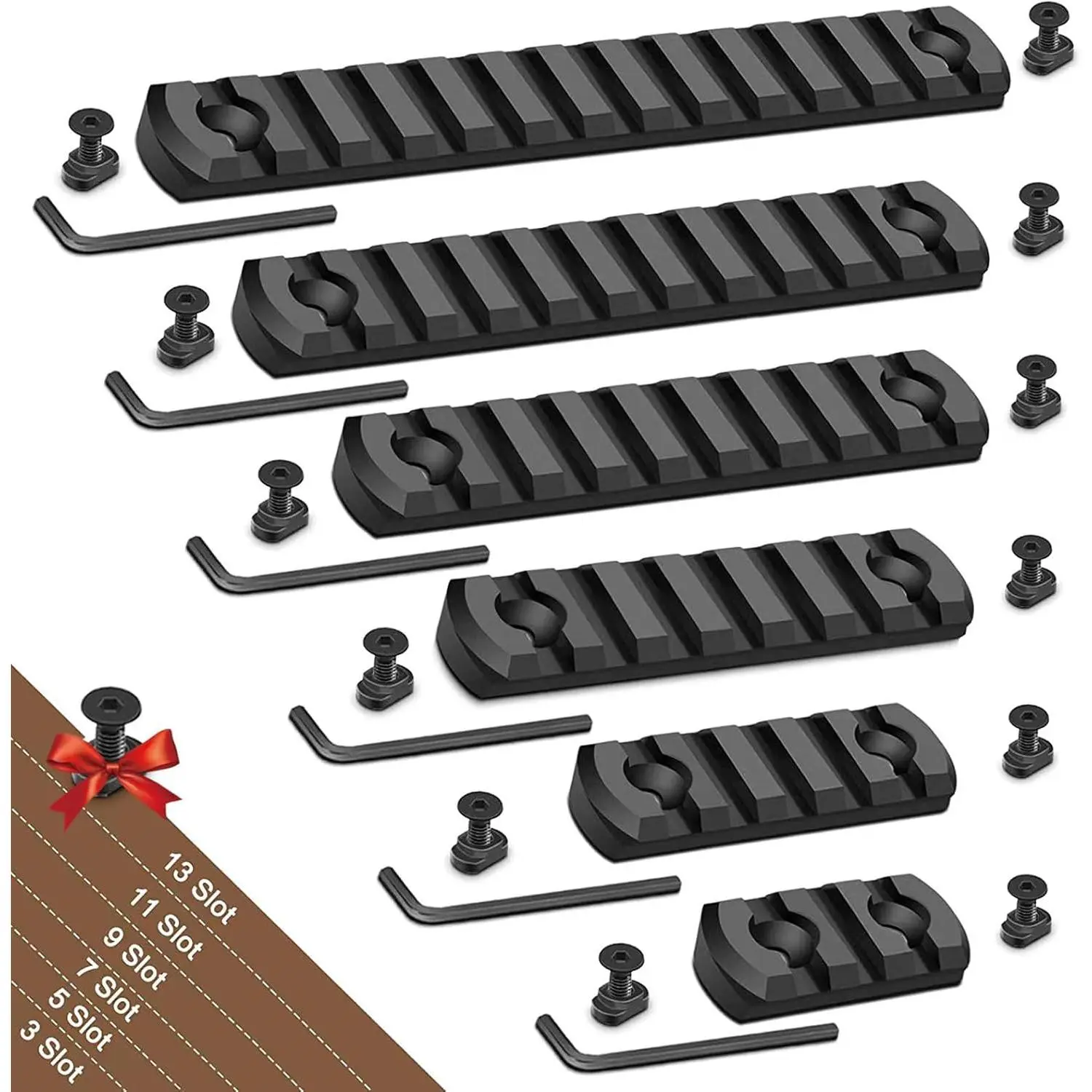 Aluminum Alloy Fixed Guide Rail Kit with Anti-Scratch Matte Surface, Locking Components, Multi-Size Groove Strip, Screws, Nuts, Matching Wrench for Effortless DIY Mechanical Maintenance Installation