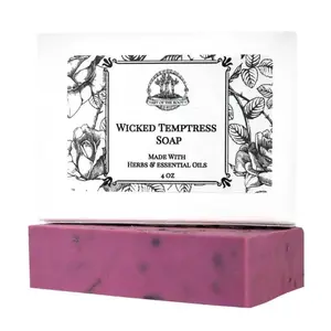 Wicked Temptress Shea Herbal Soap Bar for Attraction, Seduction & Passion