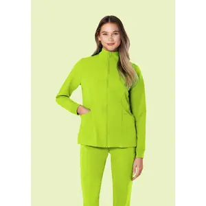 Women's Modern Scrub Jacket Apple Green