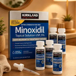 Kirkland Minoxidil 5% for Men & Women Universal Solution for Pattern Baldness & Thinning Liquid Hair Growth Booster 6-Month Supply| Targets Hair Thinning at the Root, -Enhances Hair Density & Supports Healthy Growth, Dermatologically Tested Haircare
