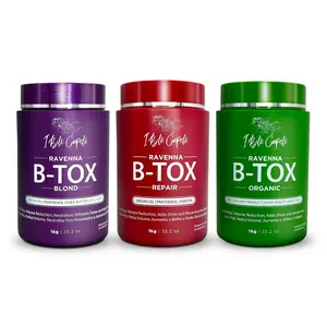 Kit I Belli Capelli Ravenna Traditional + Ravenna Organic + Ravenna Blond 3kg/3x35.02 oz Keratin Haircare Argan Oil Anti Frizz Serum Repair