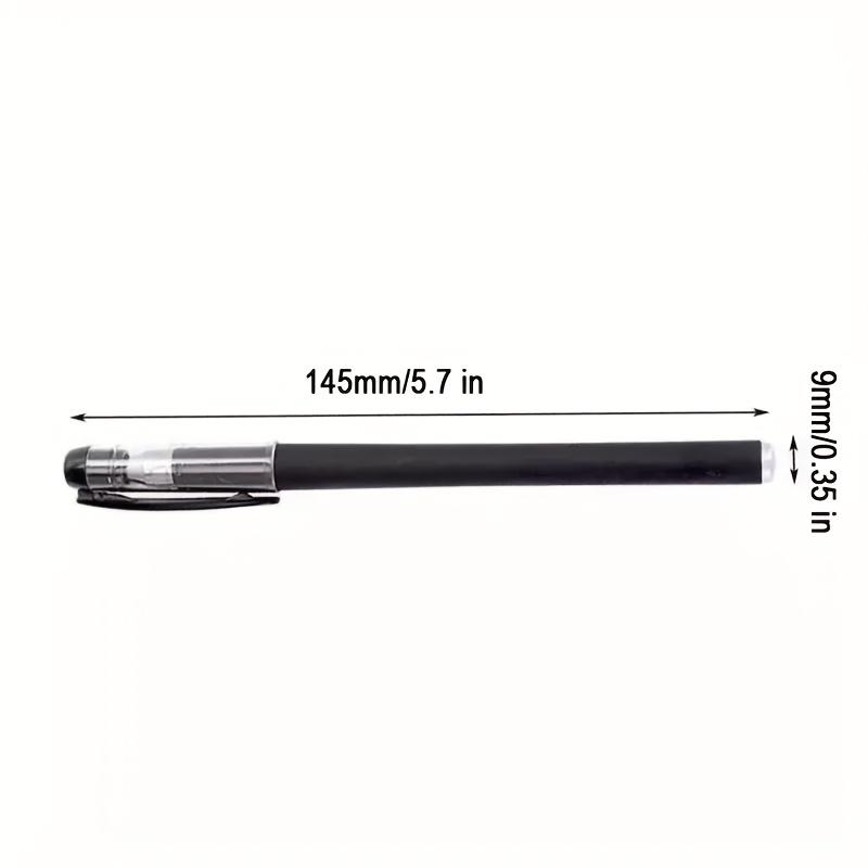 20 Black Ballpoint Pens 0.5mm for Students & Offices Business Signature Pens Office Test Pens Smooth Writing Ideal for Various Purposes