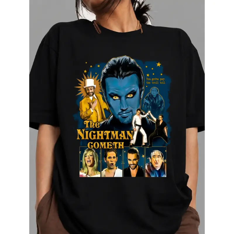 The Nightman Cometh Shirt, It's Always Sunny In Philadelphia Shirt,The Nightman Cometh Retro Vintage Unisex T-Shirt