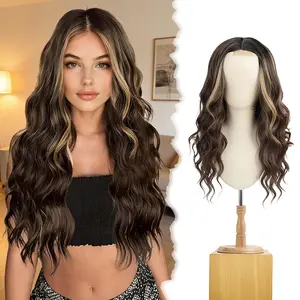 [ 2026 New Upgrade] Luxurious 24-26 inch Goddess Body Wave - Seamless Middle Part Long Curls - Salon-Quality Volume & Shine Multi-Color Collection for Women