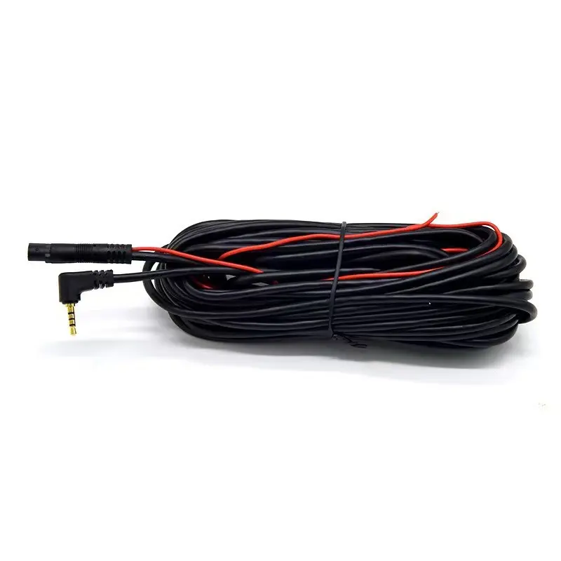 Extended Line 5-Pin Cable 5.5m/18ft 2.5mm Plug Adapter Wire, Suitable for Dash Cam Rearview Camera Devices, Car Camera, High-Quality Extension Cord